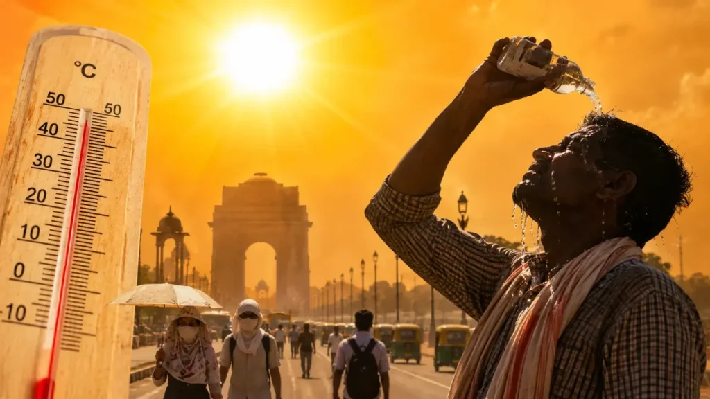 IMD heatwave warning in north India during severe summer