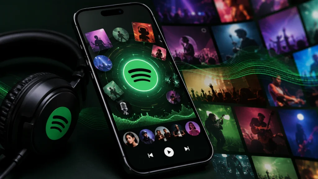Spotify launches ‘Spotify 20’ feature to show users their entire music listening history Spotify 20 Party of the Year(s) listening history feature on mobile app