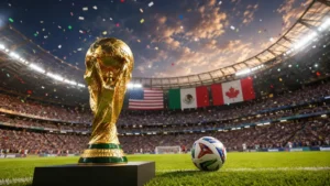 FIFA World Cup 2026 football tournament hosted by USA Canada and Mexico