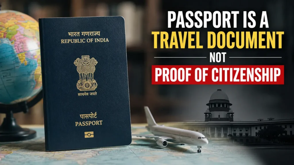 Passport Not Proof of Citizenship: Senior MEA official addressing Passport Seva Divas while explaining the legal distinction between passports and citizenship determination under Indian law.