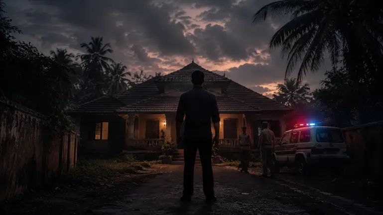 Drishyam 3 OTT release representational image featuring a suspenseful thriller atmosphere inspired by Mohanlal's Georgekutty story